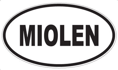 MIOLEN - Oval Sticker