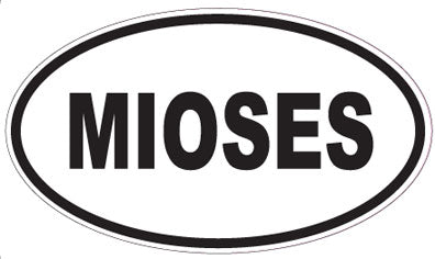 MIOSES - Oval Sticker