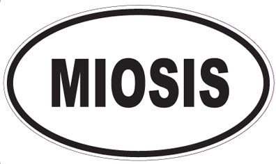 MIOSIS - Oval Sticker
