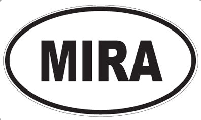 MIRA - Oval Sticker