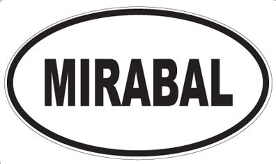 MIRABAL - Oval Sticker