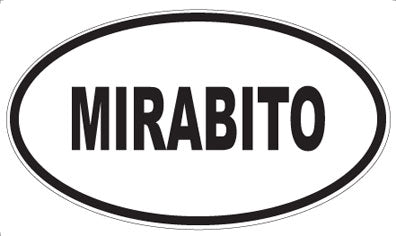 MIRABITO - Oval Sticker