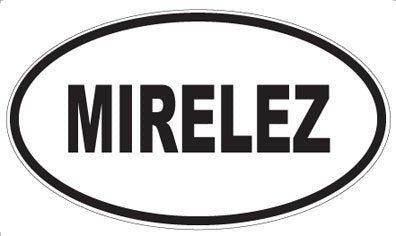 MIRELEZ - Oval Sticker