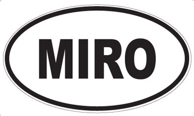 MIRO - Oval Sticker