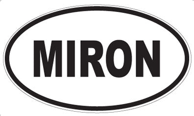MIRON - Oval Magnet