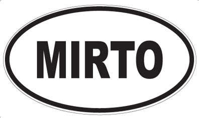 MIRTO - Oval Sticker