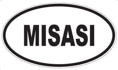 MISASI - Oval Sticker