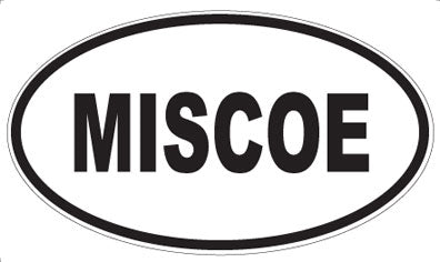 MISCOE - Oval Sticker