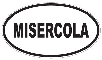 MISERCOLA - Oval Sticker