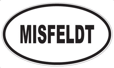 MISFELDT - Oval Sticker