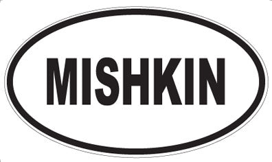 MISHKIN - Oval Sticker