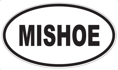 MISHOE - Oval Sticker