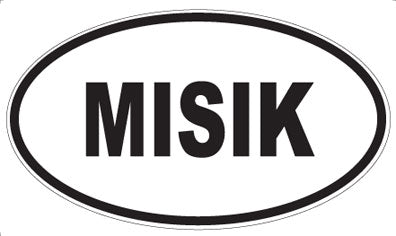 MISIK - Oval Sticker