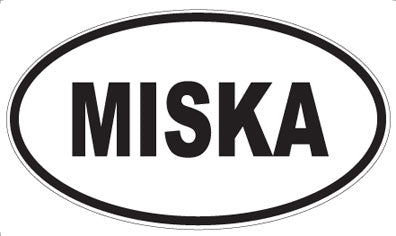 MISKA - Oval Sticker