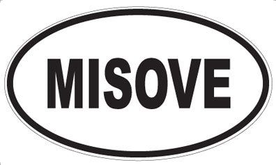 MISOVE - Oval Sticker