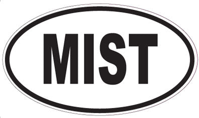 MIST - Oval Sticker