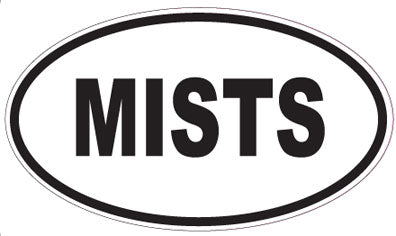 MISTS - Oval Magnet