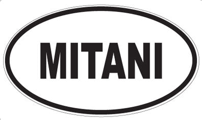 MITANI - Oval Sticker
