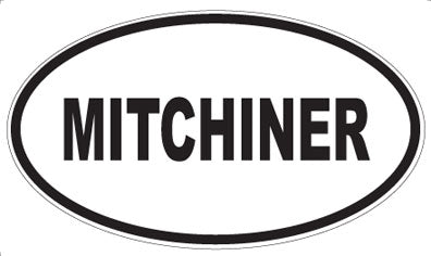 MITCHINER - Oval Sticker
