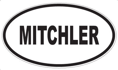 MITCHLER - Oval Sticker