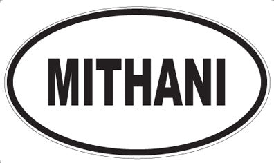 MITHANI - Oval Sticker