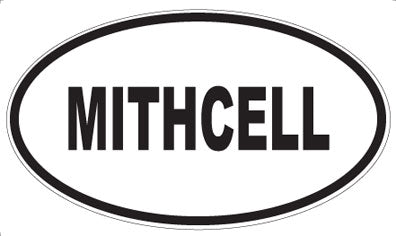 MITHCELL - Oval Sticker