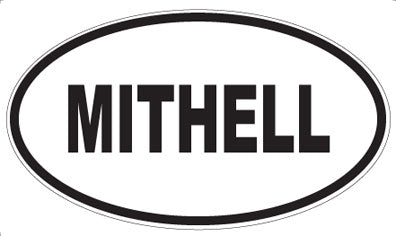 MITHELL - Oval Sticker