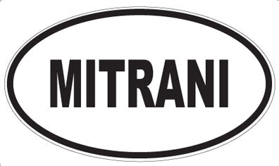 MITRANI - Oval Sticker