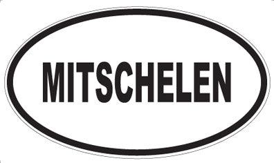 MITSCHELEN - Oval Sticker