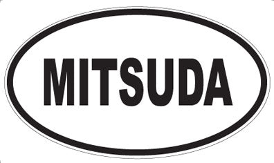MITSUDA - Oval Sticker