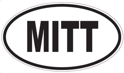 MITT - Oval Sticker