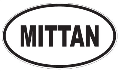 MITTAN - Oval Sticker