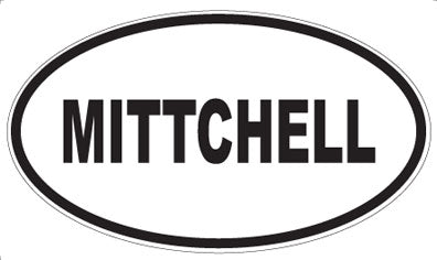 MITTCHELL - Oval Sticker