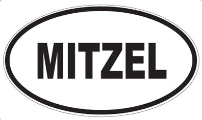 MITZEL - Oval Sticker