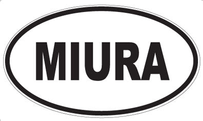 MIURA - Oval Sticker
