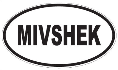 MIVSHEK - Oval Sticker