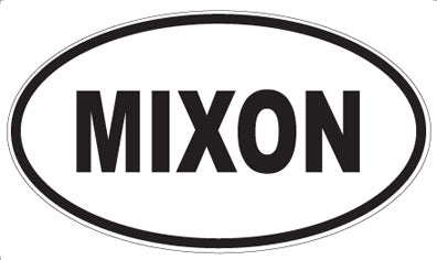 MIXON - Oval Sticker