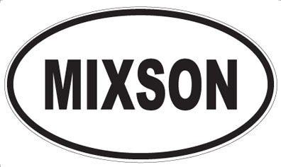 MIXSON - Oval Sticker