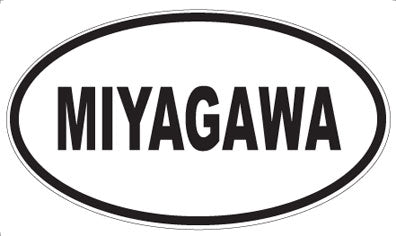 MIYAGAWA - Oval Sticker