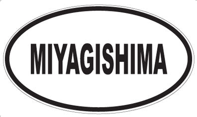 MIYAGISHIMA - Oval Sticker