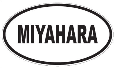 MIYAHARA - Oval Sticker