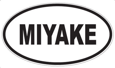 MIYAKE - Oval Sticker