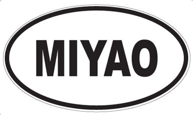 MIYAO - Oval Sticker