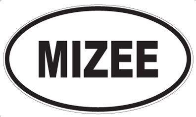 MIZEE - Oval Sticker