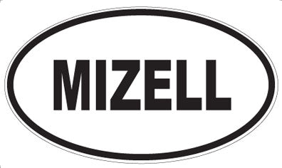 MIZELL - Oval Sticker