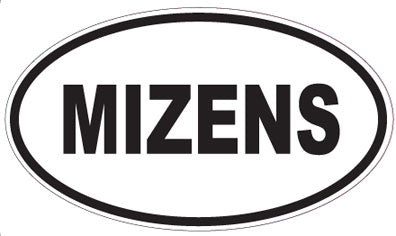 MIZENS - Oval Sticker