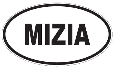 MIZIA - Oval Sticker