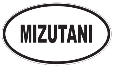 MIZUTANI - Oval Sticker