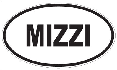 MIZZI - Oval Sticker