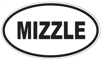 MIZZLE - Oval Sticker
